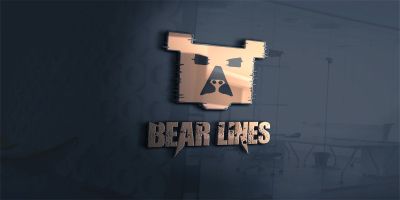 Bear Lines Logo Template