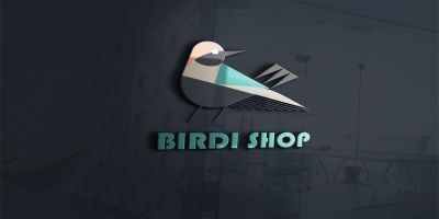 Birdi Shop Logo Template Flat For Birds