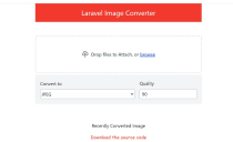 Laravel Image Converter Screenshot 2