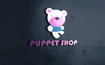 Puppet Shop Logo Template For Kids Shop And Gifts Screenshot 1