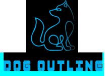 Dog Outline Logo Template For Dogs Shop Screenshot 2