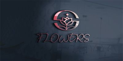 Flowers Logo Template Can Be Used As A Flower Shop
