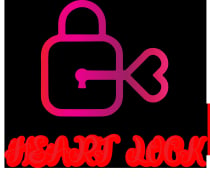 Heart Lock Logo Template For Dating And Chatting Screenshot 2