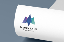 3d Mountain Letter M Logo Pro Template Screenshot 2
