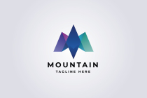 3d Mountain Letter M Logo Pro Template Screenshot 3