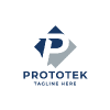 Prototek Letter P Logo Pro Template