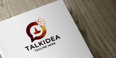 Talk Idea Logo Pro Template