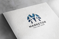 Marketor Letter M Logo Pro Template Screenshot 2