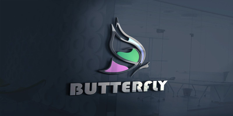 Butterfly Logo Design Template