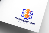 Digital Learning Online Education Logo Design Screenshot 1