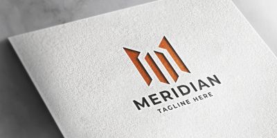 Meridian Letter M Logo Pro Template