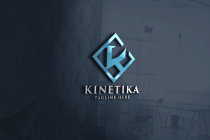 Kinetika Letter K Logo Pro Template Screenshot 1