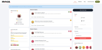 MOCA Community - Forum HTML template Screenshot 1