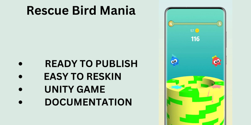  Rescue Bird Mania - Complete Unity Game