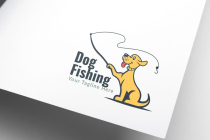 Creative Fishing Dog Logo Design Screenshot 1