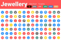 Jewellery Elements Icons Pack | SVG | EPS Screenshot 4