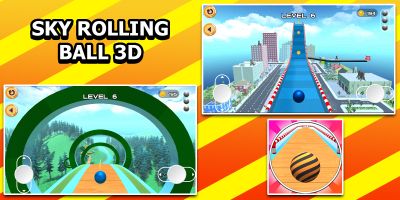 Sky Rolling Ball​ 3D Game Unity Source Code