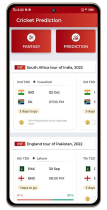 Live Cricket Score Prediction Live score - Android Screenshot 1