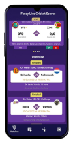 Fancy Live Cricket Score - Android App Screenshot 2