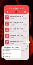 Echo Voice Recorder - Android App Source Code Screenshot 6