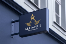 Alliance Letter A Pro Logo Template Screenshot 4