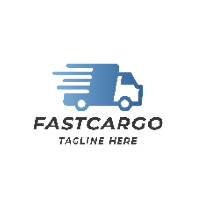 Fast Cargo Logo Template