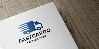 Fast Cargo Logo Template