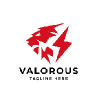 Valorous Lion Pro Logo Template