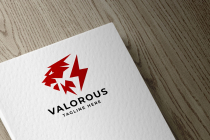Valorous Lion Pro Logo Template Screenshot 3
