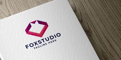 Fox Studio Pro Logo Template
