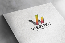 Webitek Letter W Pro Logo Template Screenshot 1