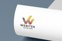 Webitek Letter W Pro Logo Template Screenshot 2