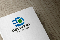 Delivery Letter D Pro Logo Template Screenshot 3