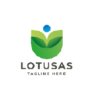 Lotus Flower Nature Logo Template