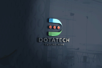 Dot Tech Letter D Pro Logo Template Screenshot 1