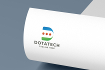 Dot Tech Letter D Pro Logo Template Screenshot 3