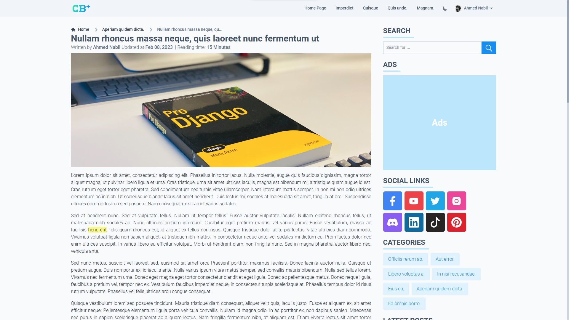 Cblog Laravel News And Blog Cms Script By Corak Codester Cblog Laravel News And Blog Cms Script By Corak Codester