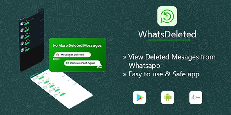 WhatsDeleted - Message Recovery App Android