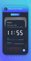 Digital Clock Widget - Android Source Code Screenshot 5
