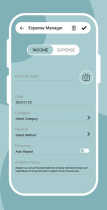 Expense Budget Manager -Android App Source Code Screenshot 3