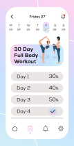 Home Workout Fitness - Android Source Code Screenshot 3