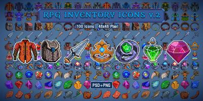 RPG Inventory Icons v2