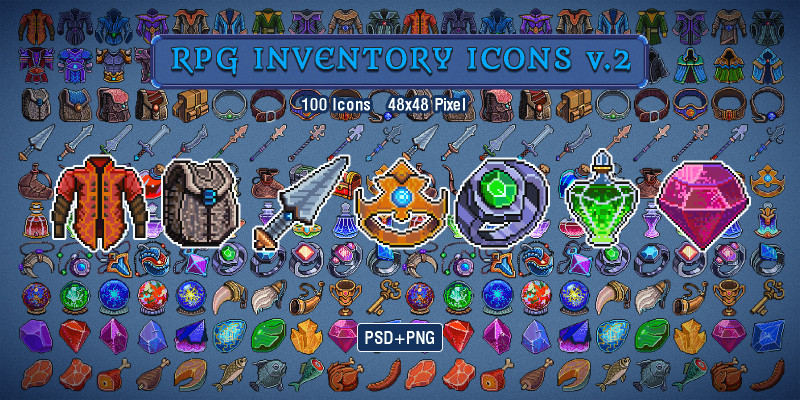 RPG Inventory Icons v2