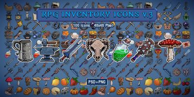 RPG Inventory Icons v3