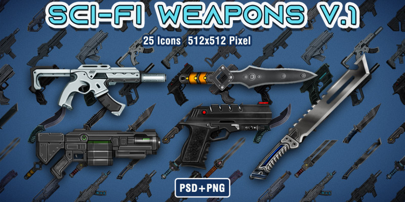 Sci-Fi Weapons v1