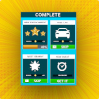 2D Mobile UI - Parking Jam 3D Car Out Game Assets