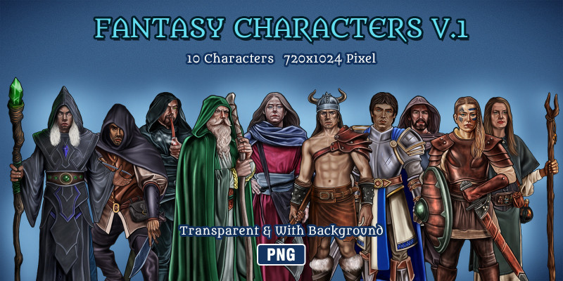 Fantasy Characters v1