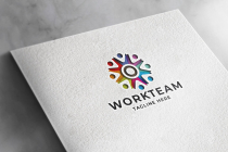 Work Team Pro Logo Template Screenshot 1