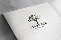 Oak Tree Pro Logo Template Screenshot 2
