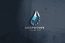 Drop Women Pro Logo Template Screenshot 2